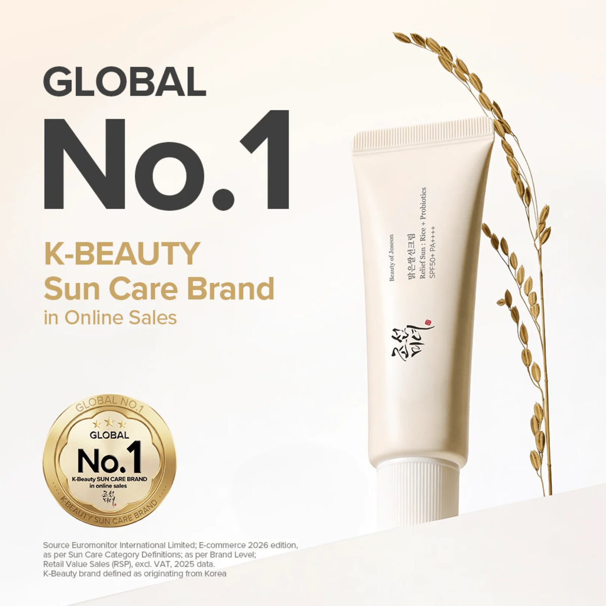 Beauty of Joseon: Relief Sun Reis + Probiotika (LSF50+ PA++++) 50ml